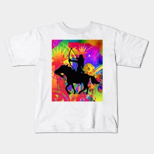 Native American Hunter Kids T-Shirt